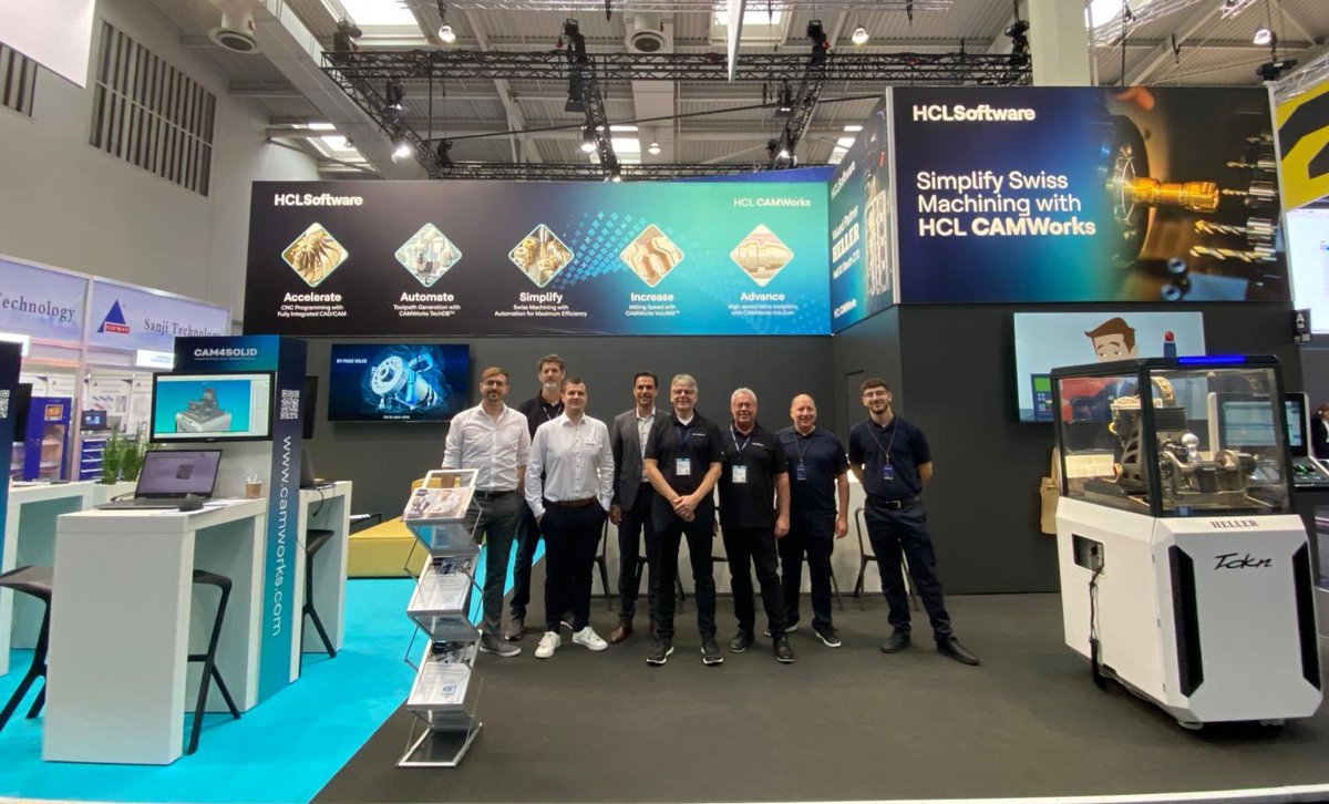CAMWorks's tweet image. We&apos;re overwhelmed with gratitude for the incredible experience we&apos;ve had at EMO 2025! A huge thank you to everyone who visited our booth, shared their insights, and showed enthusiasm for our innovative CAM solutions!