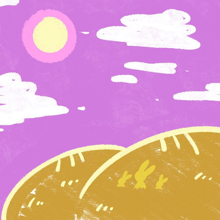 #まほろば画力向上委員会
実りの秋🍁
カワイイタッチで書きたい気持ちでいっぱい🌕