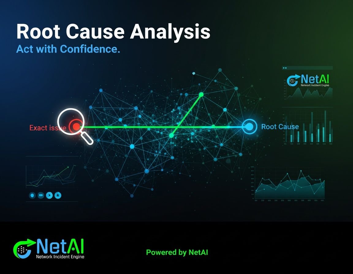 NetAI_ai's tweet image. 🔍 Don’t just treat symptoms—solve the real problem. NetAI’s GNN engine delivers deterministic, near-instant root cause analysis so your team can act with confidence and precision.#RootCauseAnalysis #AIOps #NetworkIntelligence #NetAI #IncidentResponse
