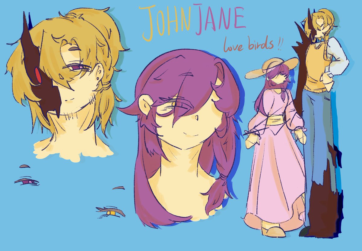 linhejing2007's tweet image. My au fsk  JOHNJANE!!!!!!!
#johnjane #Johndoe #JaneDoeRoblox 
He still remembers his wife. Love has always been the greatest thing.