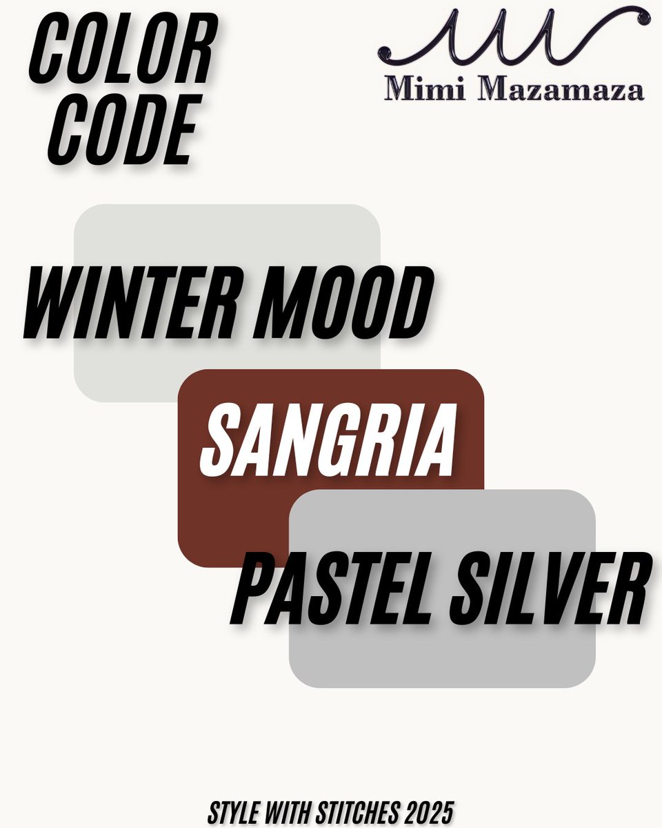 MazamazaAmina's tweet image. This palette, featuring Winter Mood, Sangria, and Pastel Silver, is your secret weapon for a sophisticated look.