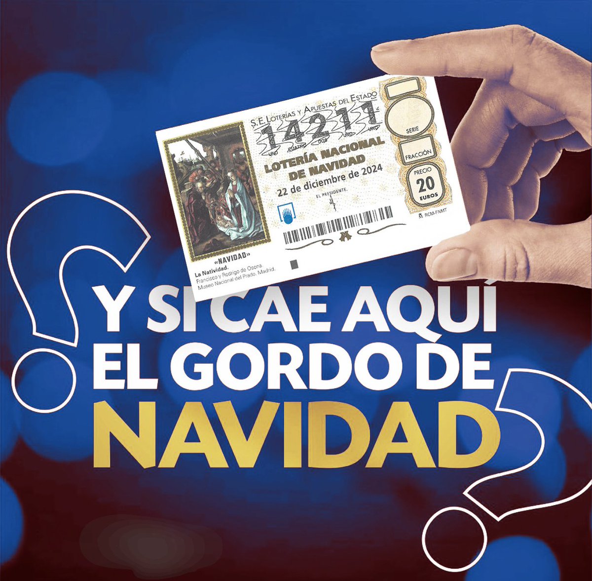 ➡ Como cada año, el Colegio pone a disposición de sus colegiados los décimos de la Lotería de Navidad, el número 14211, que conmemora la fecha de creación del Colegio.  

Están disponibles por 20 €.  

¡No te quedes sin el tuyo! 🎄✨