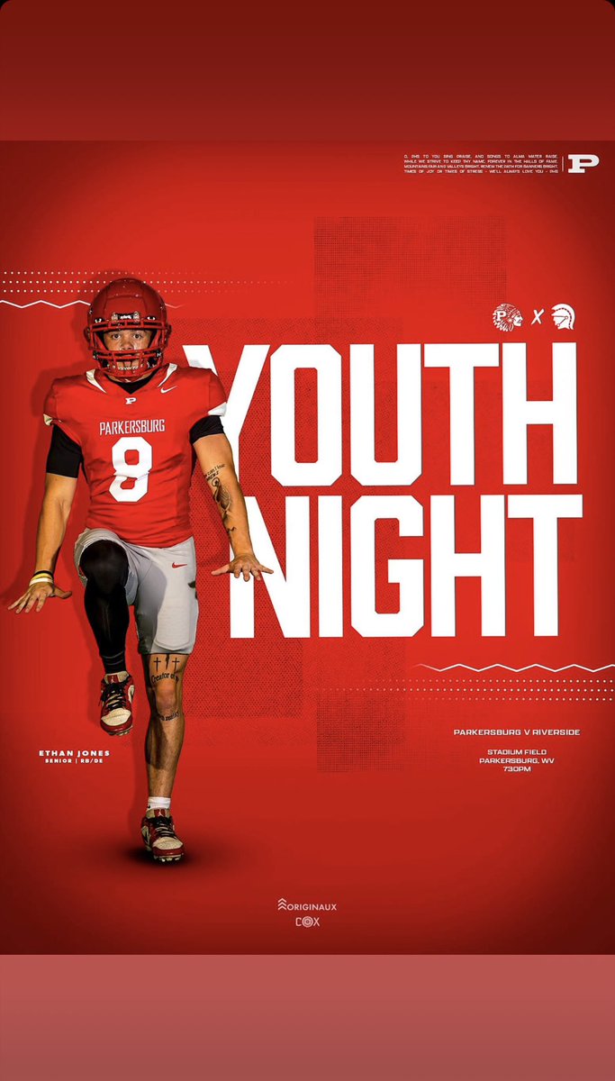 ‼️GAME DAY‼️

📍STADIUM FIELD
🆚 RIVERSIDE 
THEME: RAPPER🎤🎸
BE THERE AT 7 KICK OFF 7:30🏈
ENDZONE STUDENT SECTION🫡