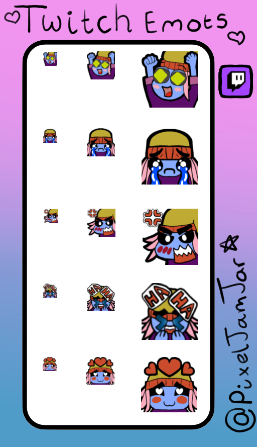 Pixel JamJar making friends and drawing!🔞 tweet media