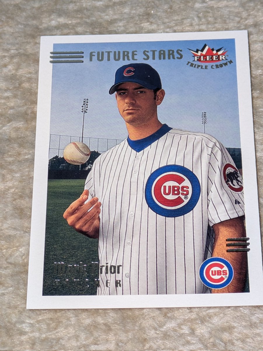 toru_panna40's tweet photo. 懐かしいヤーツ　
マーク・プライアー　その1
Rookie card

Dodgers優勝したんで投手コーチのプライアーを愛でてみた

#MarkPrior https://t.co/LpujPduL2I
