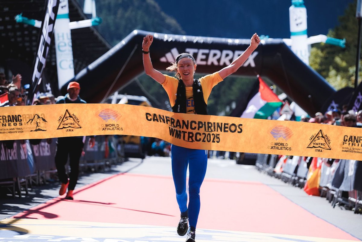 Tove Alexandersson es la Campeona del Mundo de Short Trail en Canfranc 2025.

#canfrancpirineos2025wmtrc #canfrancpirineos2025 #canfranccanfranc #canfranc #trail #trailrunning #trailrun #ultratrail #running #run