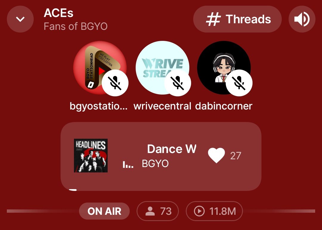 BGYO ACEs Streaming Squad (@bgyostreamsquad) on Twitter photo On air now for D1 of Headlines EP collab with <a href="/_dabincorner/">Dabin Corner</a> and <a href="/wrivestream/">WRIVE STREAM</a>
Come stream with us tonight ACEs, Dabins and WRIVE fans!
📆: September 26
🕗: 8-11 PM MNL
📻: stationhead.com/c/aces
#BGYO_HeadlinesEP #BGYO_DanceWithMe
#WRIVE #RabinAngeles On air now for D1 of Headlines EP collab with <a href="/_dabincorner/">Dabin Corner</a> and <a href="/wrivestream/">WRIVE STREAM</a>
Come stream with us tonight ACEs, Dabins and WRIVE fans!
📆: September 26
🕗: 8-11 PM MNL
📻: stationhead.com/c/aces
#BGYO_HeadlinesEP #BGYO_DanceWithMe
#WRIVE #RabinAngeles