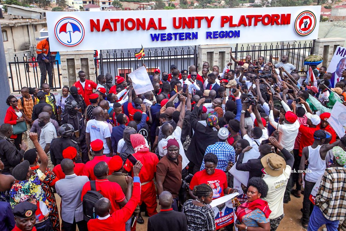 NupQuin's tweet image. Thank you @HEBobiwine for the mighty western region @NUP_Ug headquarters...📌
#ProtestVoteUg