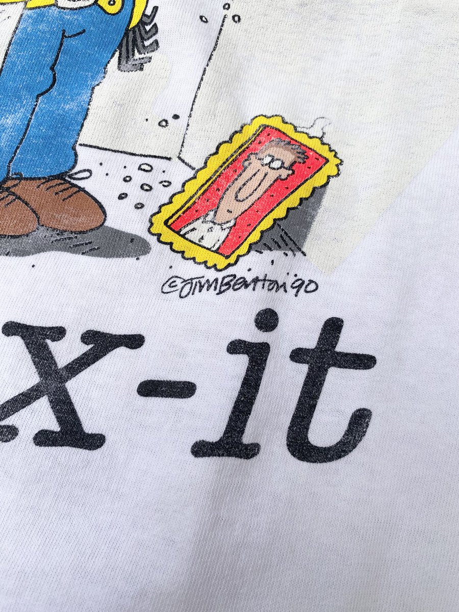 Growdung2hand's tweet photo. Vintage 90s Mr. Fix It Jim Benton tee 

#gd2hstore #jimbenton #vintagearttshirt #art #arttee #vintagejimbenton #funnytees #90s https://t.co/VwFwfQ3L2S