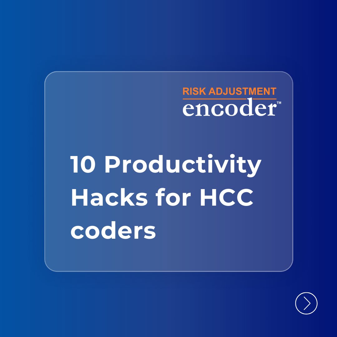 MedKoder's tweet image. Boost accuracy. Save time. Avoid burnout.

10 productivity tips every HCC coder can use👉 medkoder.com/10-productivit…

#icd10 #riskadjustment #medicalcoding #hcc