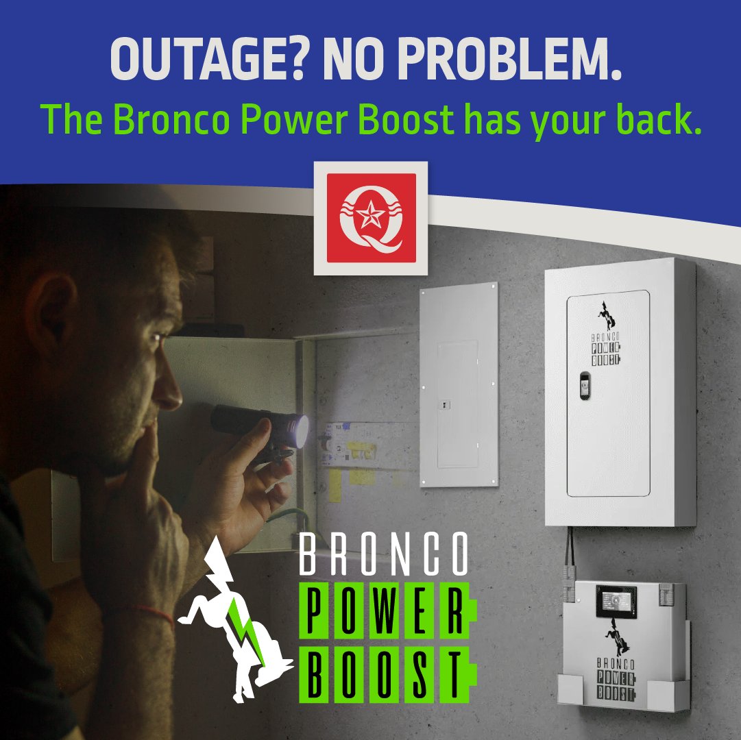 Quality Home TX (@qualityhometx) on Twitter photo Outage? No problem. The Bronco Power Boost has your back—fast, quiet, and ready whenever you need it.
#BackupPower #HomeSafety #QualityHomeTX #Generators Outage? No problem. The Bronco Power Boost has your back—fast, quiet, and ready whenever you need it.
#BackupPower #HomeSafety #QualityHomeTX #Generators