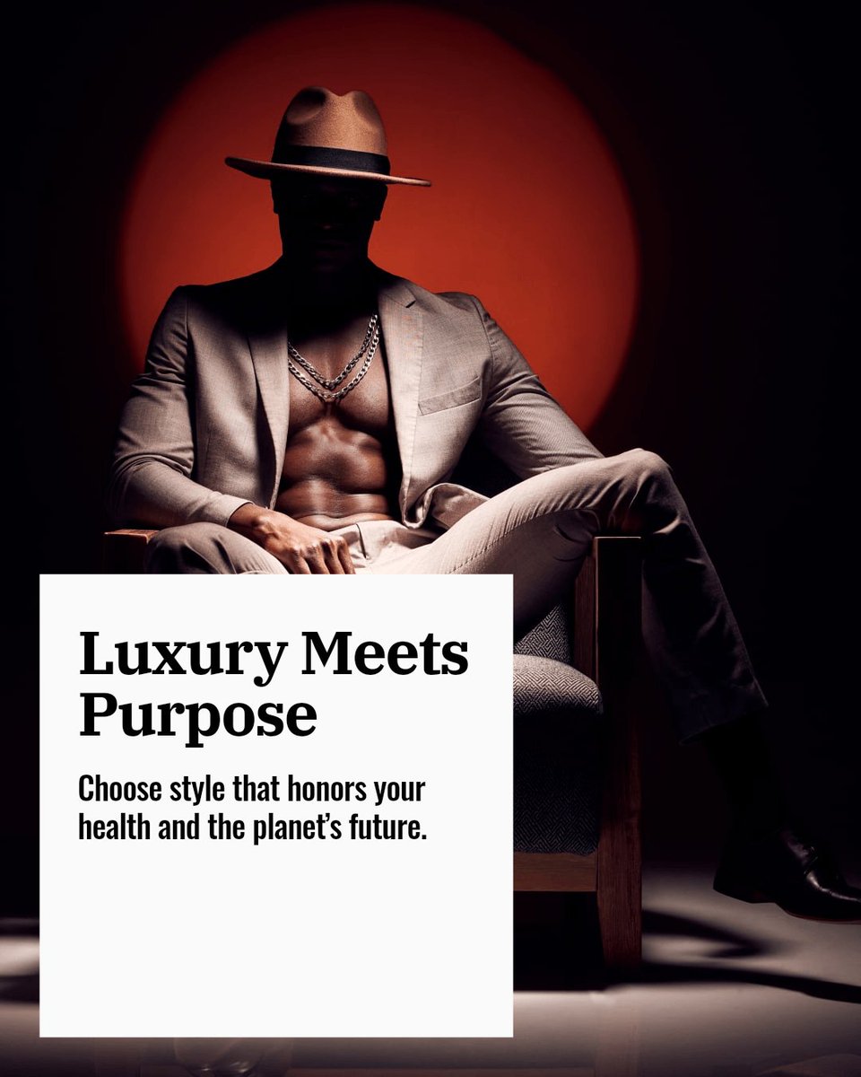 HeadstartDirect's tweet image. Luxury is not just a statement; it's a lifestyle choice that embraces wellness and sustainability.

VLUX Apparel embodies this philosophy, offering premium fashion with a commitment to organic, eco-friendly materials.

Make a statement with style and purpose.