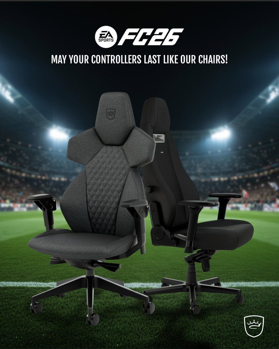 noblechairs's tweet image. Happy Kickoff Day! ⚽
#FC26 #EAFC