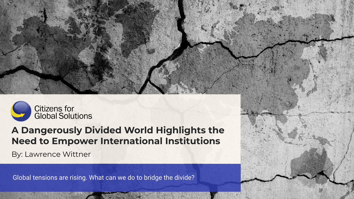 Citizens for Global Solutions (@globalsolutions) on Twitter photo 🌍 In a world growing more fractured by the day, can international institutions still protect us? Dive into this powerful analysis and discover why strengthening #globalgovernance isn’t optional—it’s essential. Read more: ow.ly/lTYS50X2wxX 🌍 In a world growing more fractured by the day, can international institutions still protect us? Dive into this powerful analysis and discover why strengthening #globalgovernance isn’t optional—it’s essential. Read more: ow.ly/lTYS50X2wxX