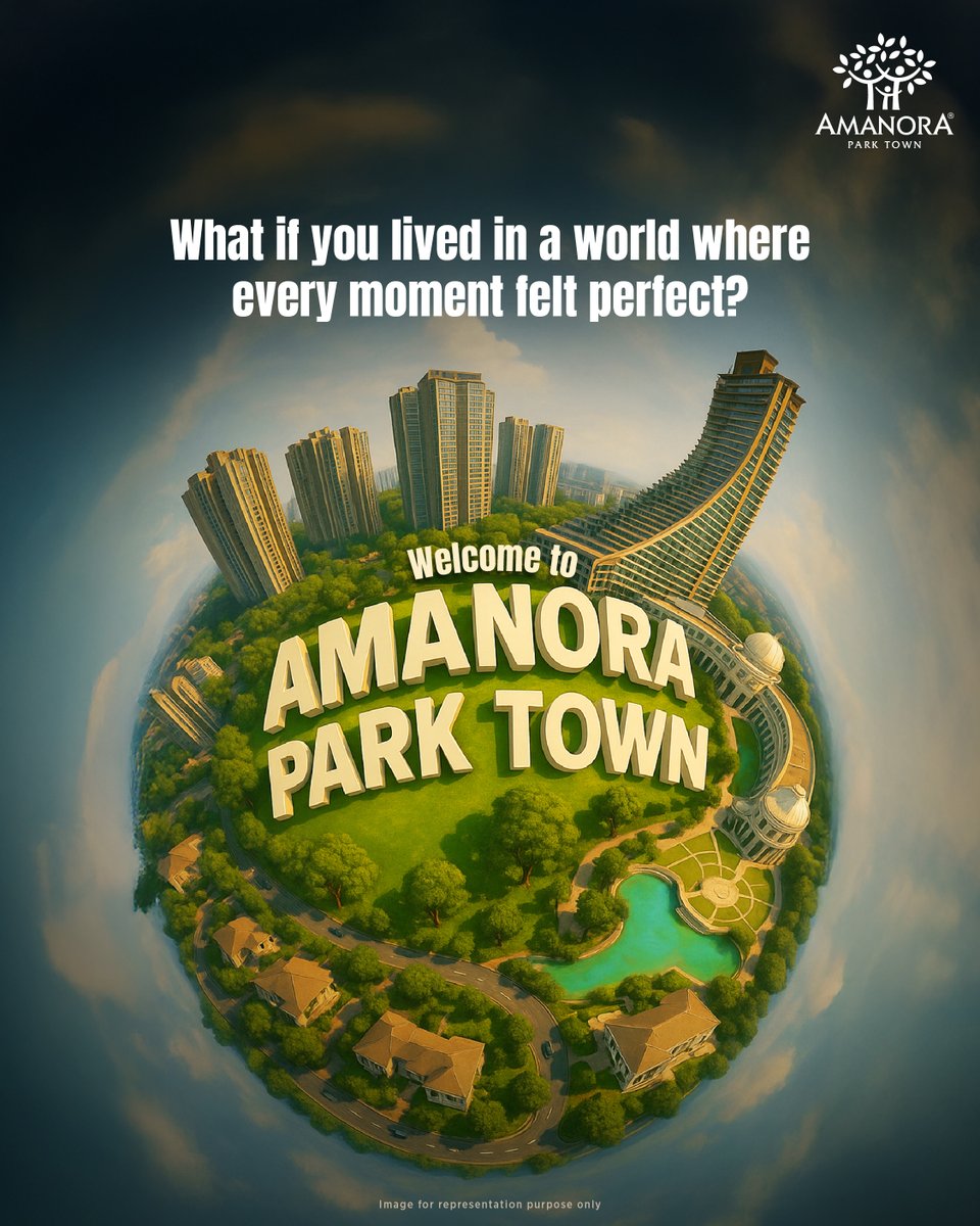 amanoratownship's tweet image. A world within a township, where every corner feels like a perfect moment. Welcome to Amanora Park Town.

(amanora , hadapsar, gated community , township)

#township #amanoraparktown