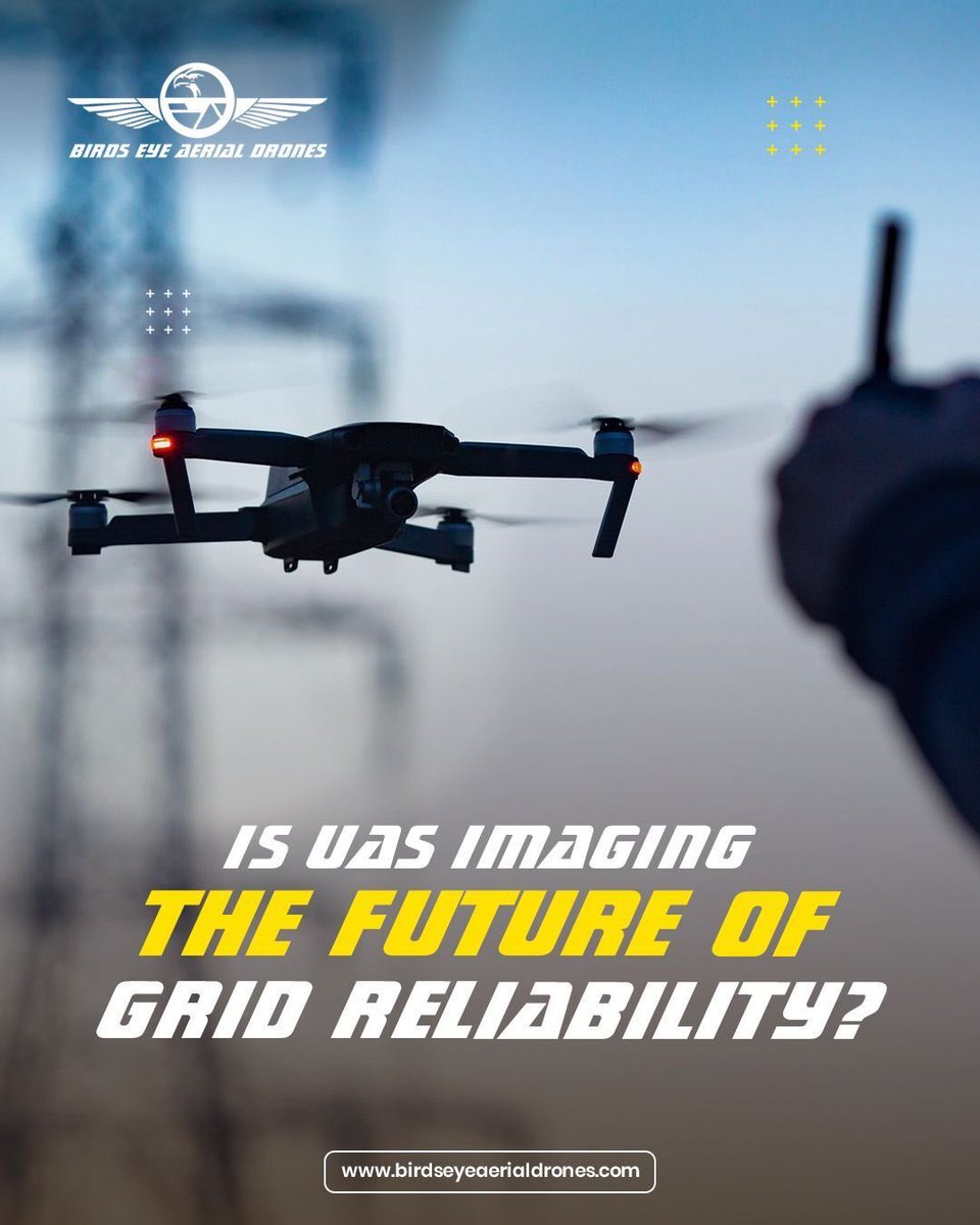 Is UAS imaging the future of grid reliability?
✅ 60% faster inspections
✅ 30–40% cost savings
✅ 80% safer crews
The answer is YES. Learn why: birdseyeaerialdrones.com/is-uas-imaging…
#DroneUtilityInspection #GridReliability