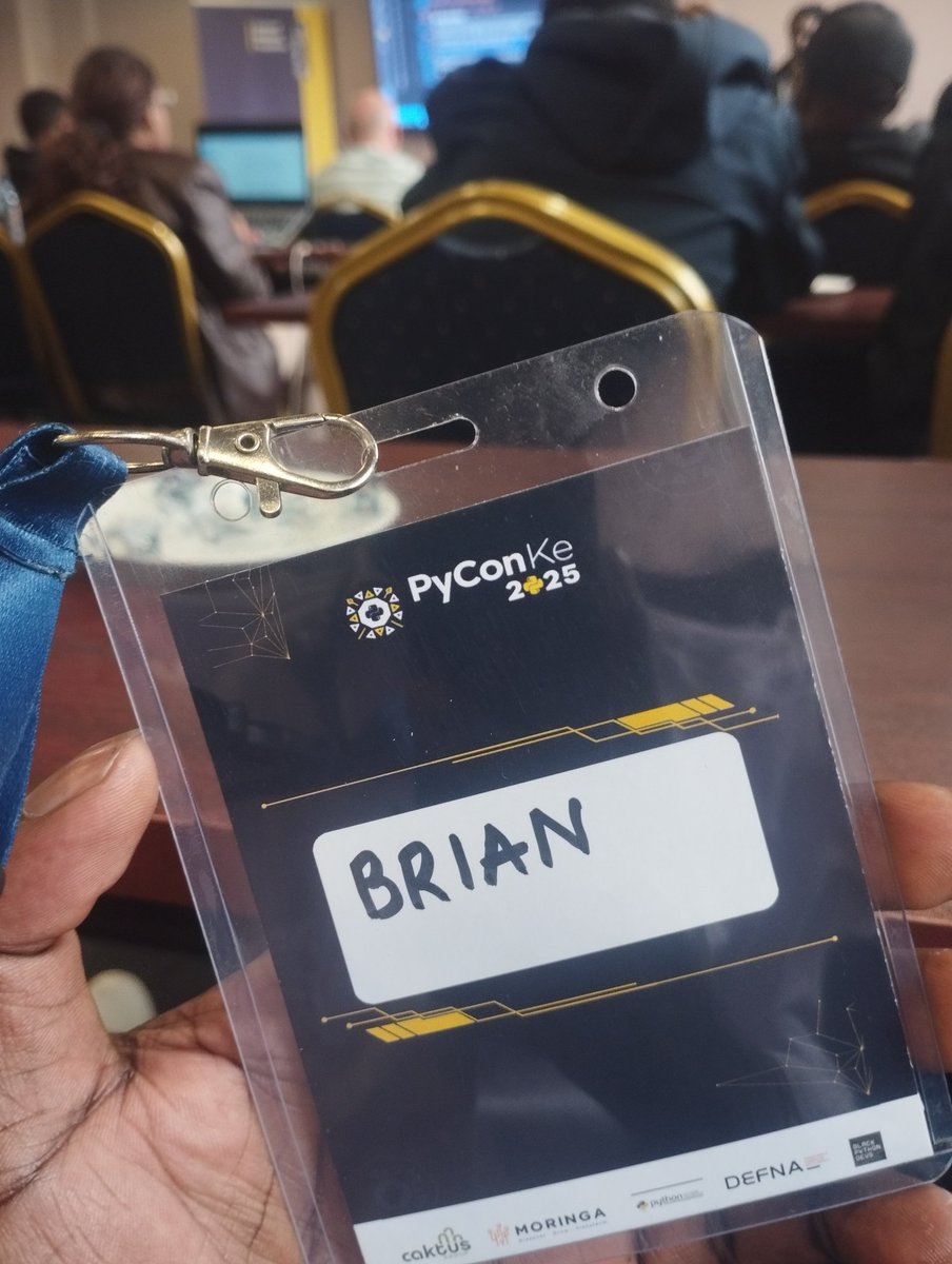 borumabrian435's tweet image. #PyConKE In attendance
