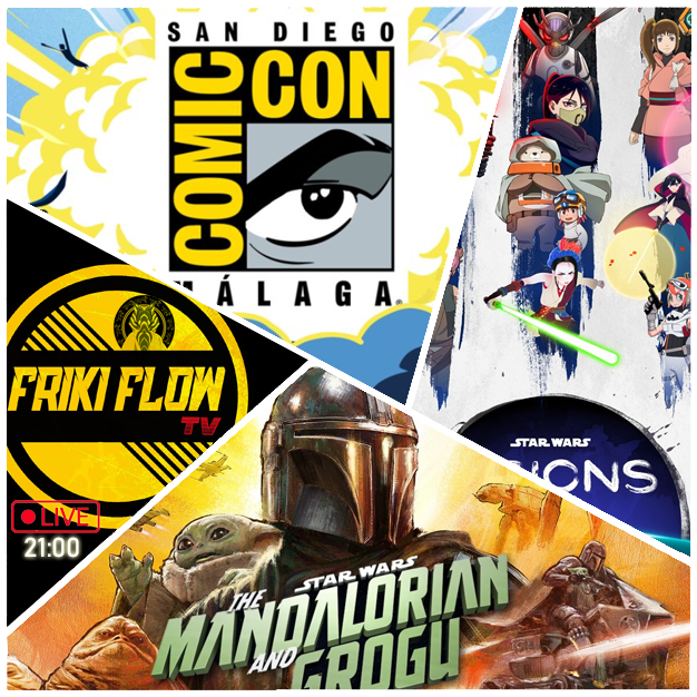 Mañana Sábado 27, a las 21H de España, hora peninsular, 1h menos en Canarias, tenemos directo en <a href="/flow_friki/">FrikiFlowTv</a> donde estaremos repasando las últimas novedades de #StarWars y todo lo que está pasando estos días en la #sandiegocomicconmalaga controversias y experiencias incluidas!