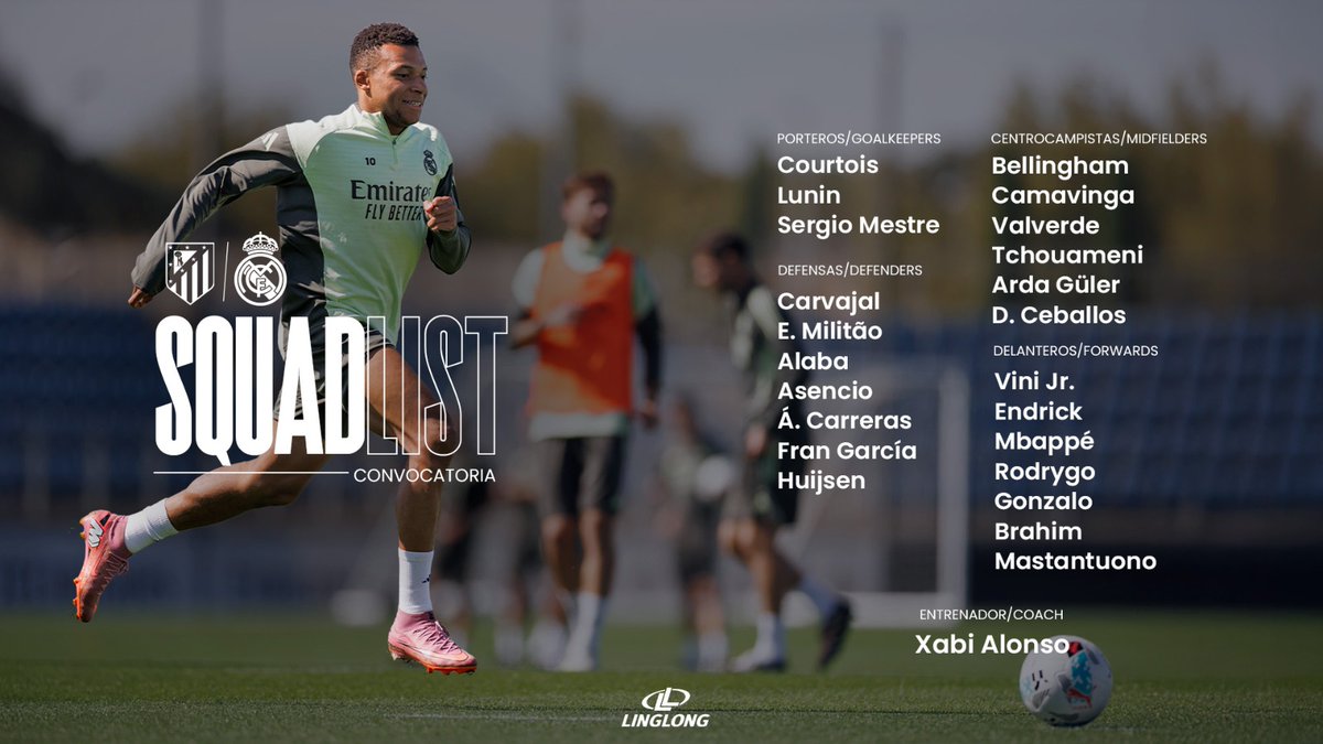📋✅ ¡Nuestros convocados!
🆚 <a href="/Atleti/">Atlético de Madrid</a>