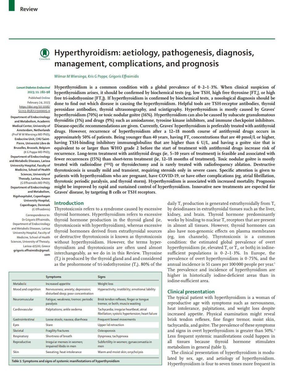 Hipertiroidismo 💥🥼

🔰📚Lancet 2023

doi.org/10.1016/S2213-…

Enlace a Artículo Completo 👇🏻🆓✅t.me/SoMELaguna