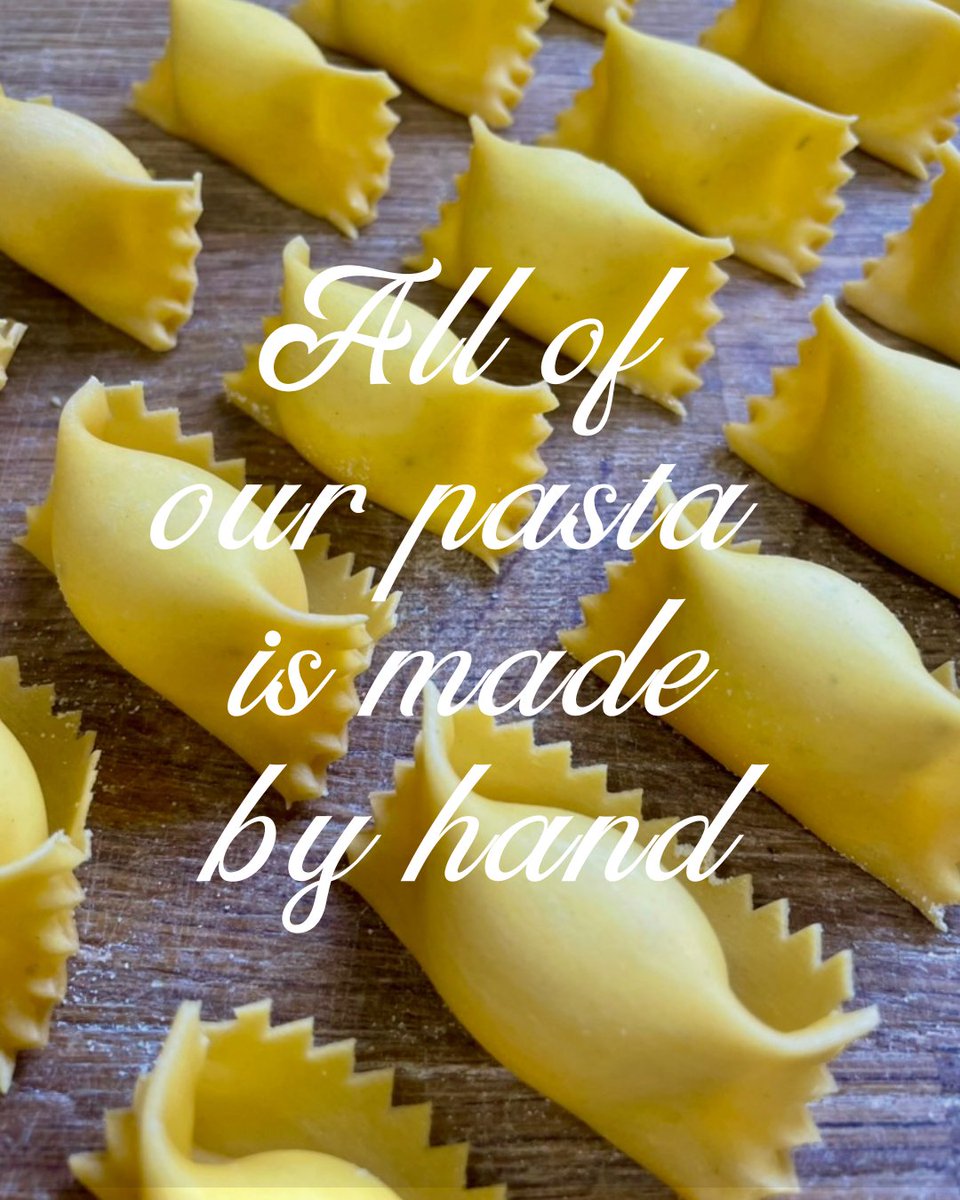All of our pasta is made fresh every morning by our dedicated team of chefs!

We have spent years perfecting our recipe - did you know there’s 60 egg yolks in every 2 kgs of our dough