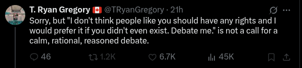 Reasoned debate means blocking without even making a comment to me apparently...