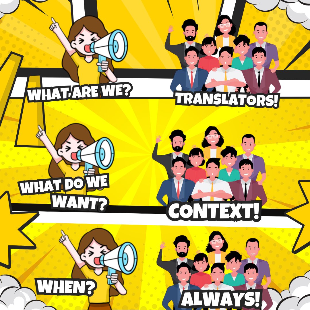 vip_group_bg's tweet image. We don’t ask for much. Just context, clarity, and maybe a coffee.☕🎮✨
#GameLocalization #ContextIsKing #LocalizationLife #GamingWithoutBorders
