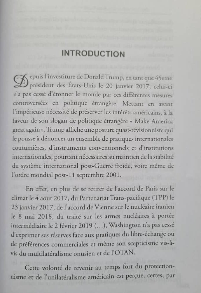 Pourquoi cette obsession de Donald Trump contre l'immigration du Sud? Pourquoi cette volonté de rejeter les Accords commerciaux préférentiels? Pourquoi il veut se retirer du Traité sur le climat et de réduire le financement des USA de la sécurité internationale(OTAN, UN). Lisez: