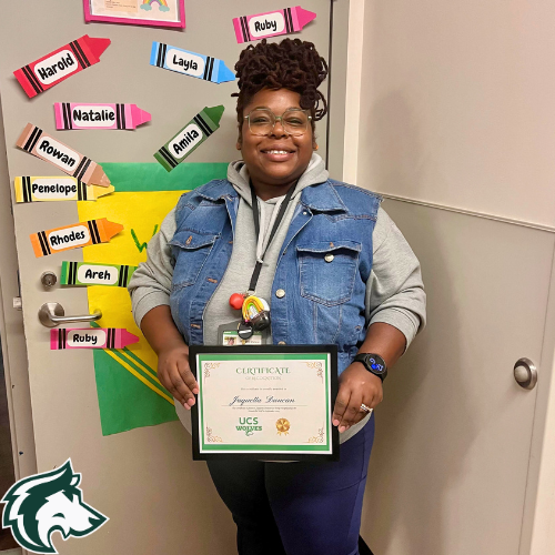 UrbanCommunitySchool (@ucscleveland) on Twitter photo Congratulations to Jaquetta Duncan, who is the 'Wonderful Wolf' winner for the month of September. This employee recognition program honors one peer-nominated team member each month who demonstrates a commitment to our shared values. #UCSpride Congratulations to Jaquetta Duncan, who is the 'Wonderful Wolf' winner for the month of September. This employee recognition program honors one peer-nominated team member each month who demonstrates a commitment to our shared values. #UCSpride