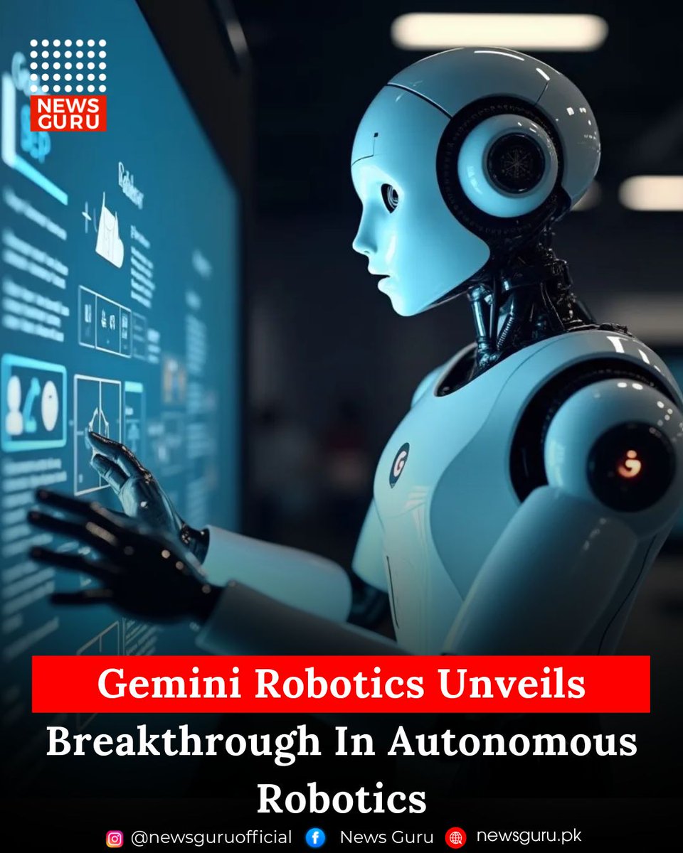 newsgurupk's tweet image. Gemini Robotics Unveils Breakthrough In Autonomous Robotics
Read more: newsguru.pk/technology/gem…
#NewsGuru #GeminiRobotics #RoboticsInnovation #AI #AutonomousRobots #AGI #TechBreakthrough