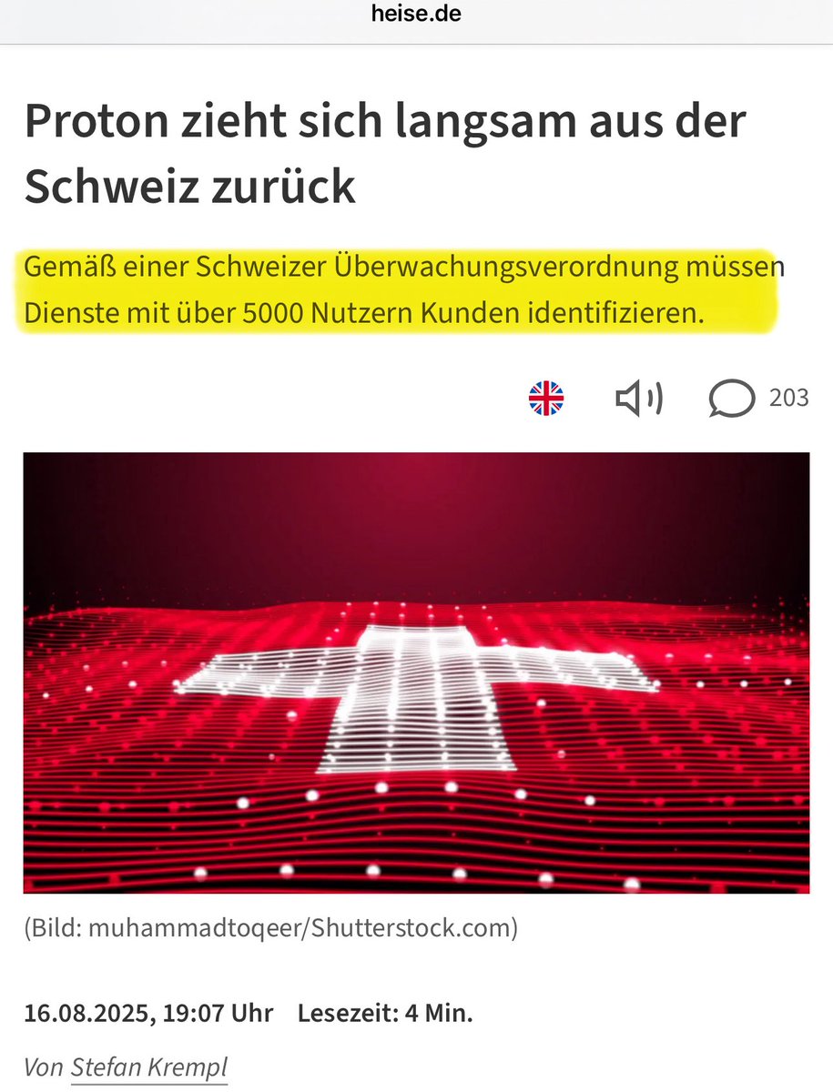 AGForensik's tweet image. Der Bundesrat hat heute keine Entscheidung zur VÜPF getroffen.

Wir müssen davon ausgehen, dass er an der Verschärfung der Überwachungsverordnung festhält, denn sonst hätte er die Chance für einen Rückzieher genutzt.

Nein zur ständigen Identifikation im Netz!

Nein zur E-ID!