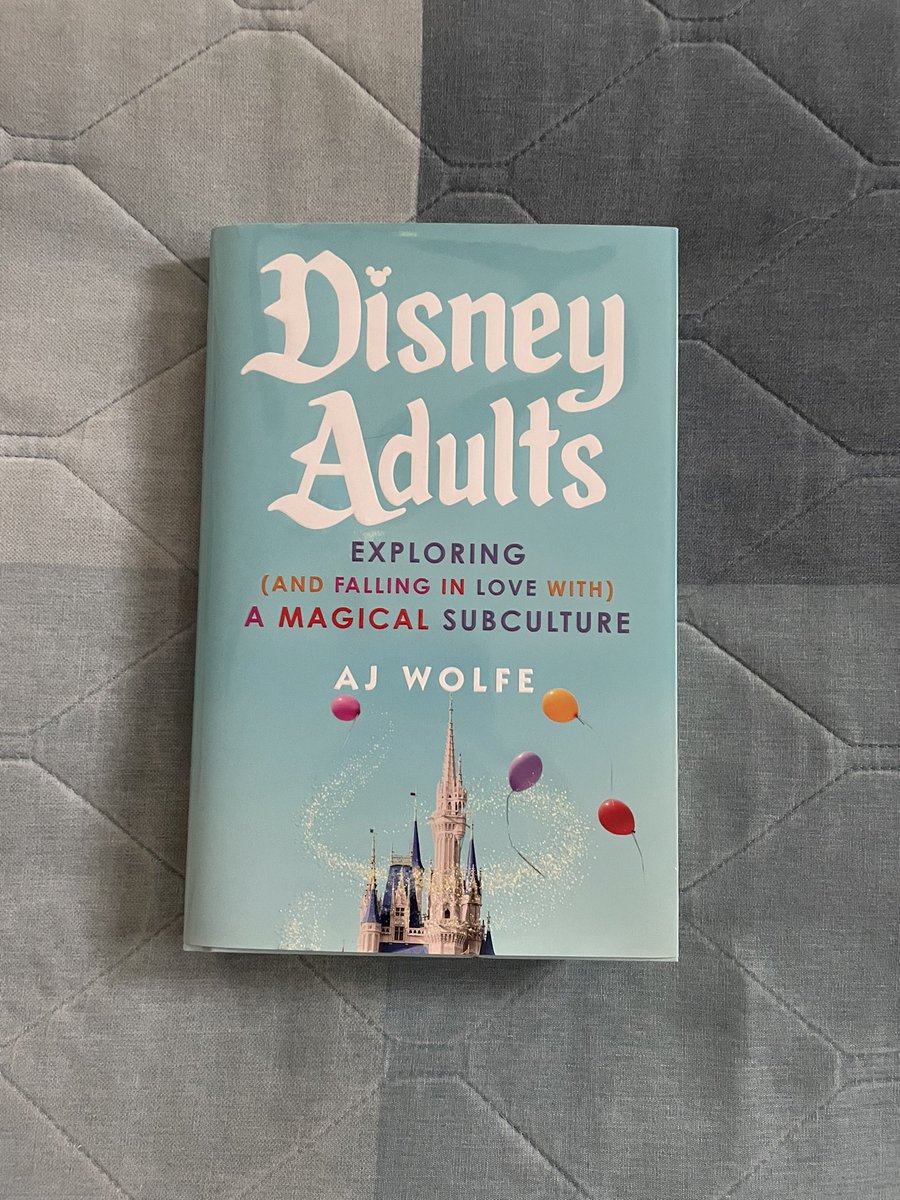 My Disney Stuff: Disney Adults: Exploring (and Falling in Love with) a Magical Subculture by AJ Wolfe

The newest addition to my Disney library, this has been on my Wish List for a while. I think it’s clear that I qualify as a “Disney Adult”, so couldn’t not read this book.