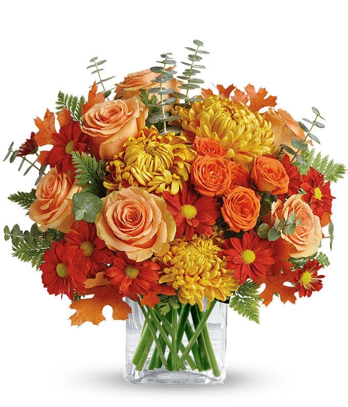 Glow up your space with our Autumn Radiance Bouquet! Cozy vibes meet bold colors in this head-turning arrangement. Elevate your fall aesthetic with the season's new MVP. 🍂💐 #AutumnRadiance #FallVibes fortlauderdaleflorist.com/products/fall-…