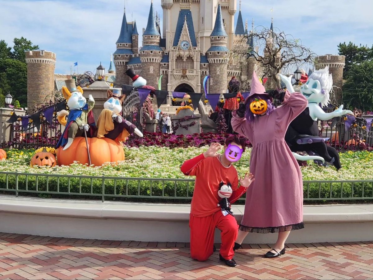 youtuu_ga_itai's tweet image. Dハロ楽しかった😢😢
素敵な仮装者さんと一緒にお写真撮らせていただいてもう最高の日でした……
一緒にお写真撮ってくださった方、本当にありがとうございました🙇