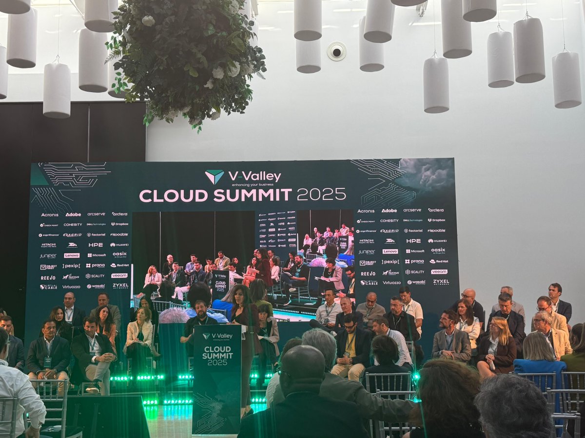 Our VP Sales (EMEA) Antonio Calvelli and Territory Director (Spain and Portugal) Daniel Botella López had the pleasure of attending V-Valley Cloud Summit 2025 — two days full of innovation, collaboration, and thought-provoking conversations around the future of cloud technology.