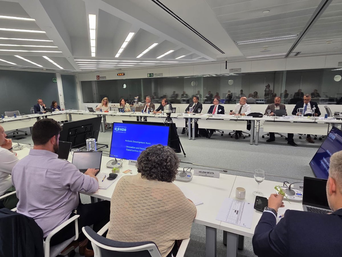 Ελληνική Αναπτυξιακή Τράπεζα (@hdb_gr) on Twitter photo <a href="/HDB_GR/">Ελληνική Αναπτυξιακή Τράπεζα</a> CEO, Ms. Papakirillou participated at the Workshop on IP & SME Competitiveness organised by #AECM & <a href="/EU_IPO/">European Union Intellectual Property Office</a>.
Our priority is to provide reliable solutions that empower entrepreneurship & innovation, connecting technology, knowledge & sustainable development. <a href="/HDB_GR/">Ελληνική Αναπτυξιακή Τράπεζα</a> CEO, Ms. Papakirillou participated at the Workshop on IP & SME Competitiveness organised by #AECM & <a href="/EU_IPO/">European Union Intellectual Property Office</a>.
Our priority is to provide reliable solutions that empower entrepreneurship & innovation, connecting technology, knowledge & sustainable development.