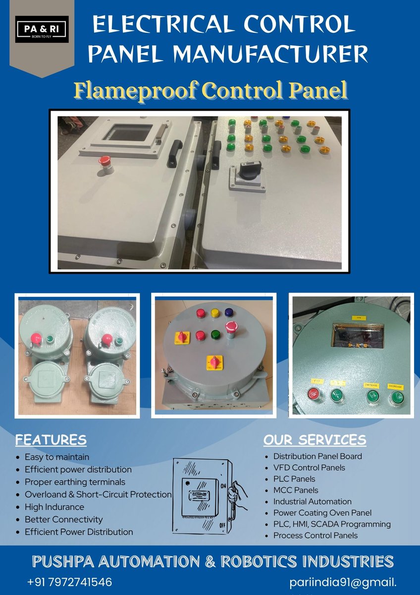 PushpaSales's tweet image. #controlpanel
#automationsolution
#panelmanufacturing
#panelwiring
#vfdpanel
#pushpaautomation&amp;amp;Robotics Industries