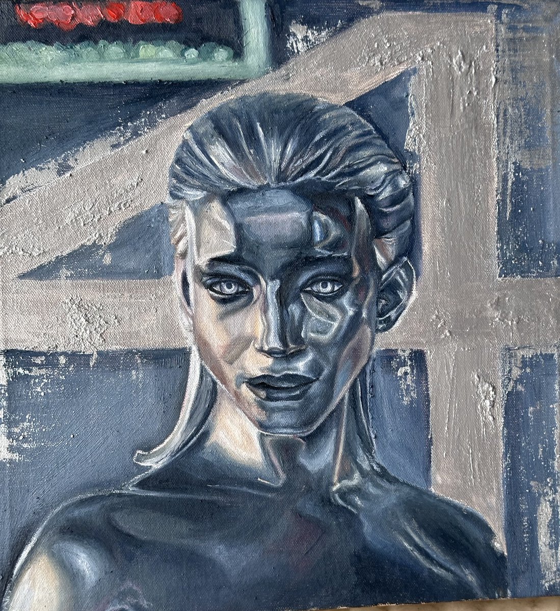 abike_art's tweet photo. Shalla bal, silver surfer from fantastic 4 (2025) movie
Oil on canvas https://t.co/lsUicT2PDy