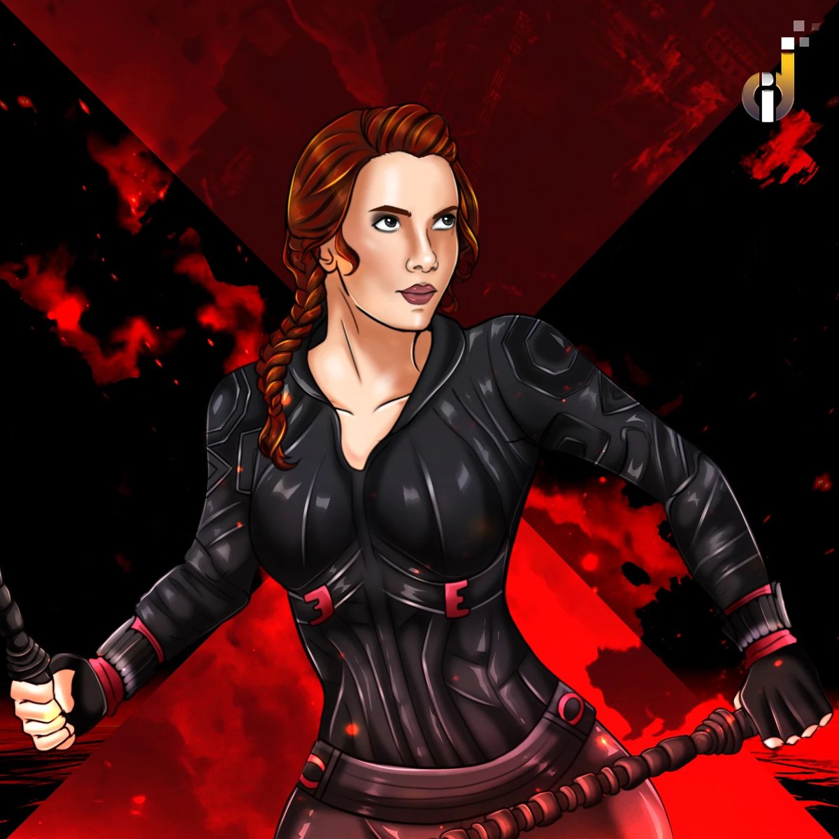 designbyinnova's tweet image. 🕷️ Fierce. Fearless. Unstoppable. Black Widow stands ready every strike is precision, every move is power.
📩 Info@designsbyinnova.com
#BlackWidow #MarvelArt #HeroDesign #CustomIllustration #DesignsByInnova