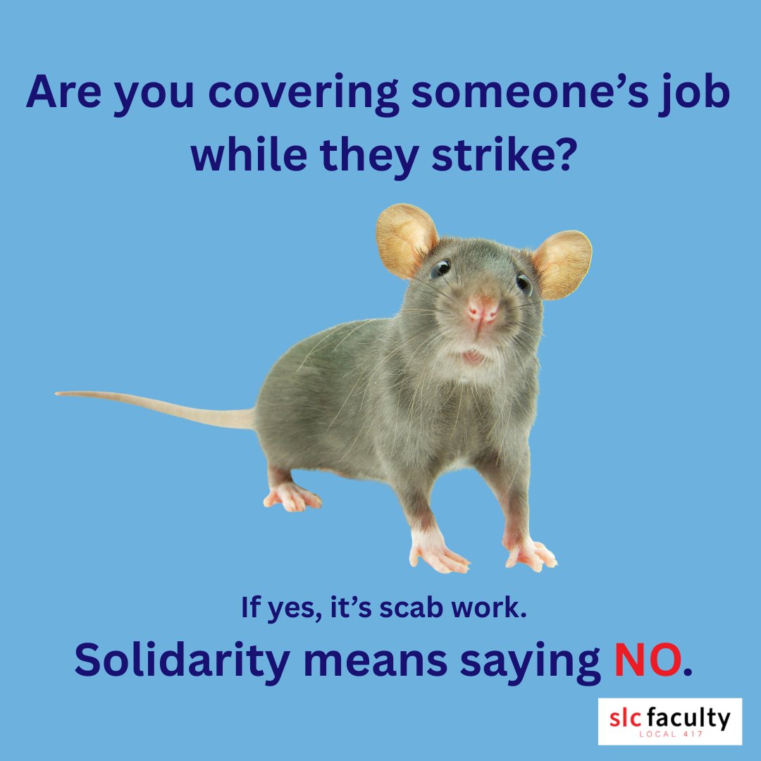 Colleges are slicing up striking workers’ jobs into “short-term contracts.” If the job exists only because support staff are on strike, it’s scab work. Don’t cross the line.
#solidarity #SaveOurColleges #OPSEU
