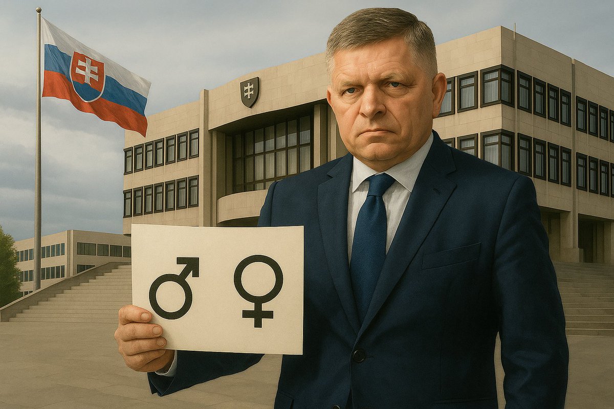 RT_com's tweet photo. Slovakia amends its constitution: only two genders — male &amp; female

Marriage defined strictly as between a man and a woman

Critics say 'erosion of rights'

Supporters call it 'defending tradition' https://t.co/OS4bLhBVaQ