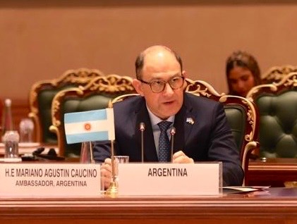 CaucinoMariano's tweet image. Participating in the Ambassador’s Conclave on International Cooperation for cohesive food regulation - Reafirming Argentina’s commitment with food security through international cooperation. Argentina’s national food safety agency (SENASA) looks forward to concluding a MOU with…