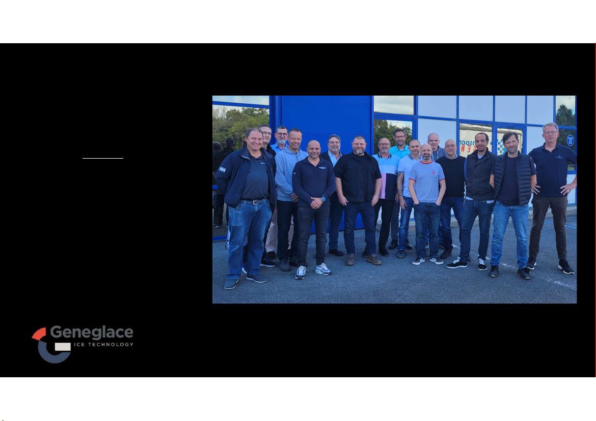 AFRefrigeration's tweet photo. We would like to thank our friends at Geneglace for the warm reception given during their training seminar. 
It was an interesting insite into the latest flake ice technology.
#geneglace #icemachines #knowledge https://t.co/H1WmdyXYs5