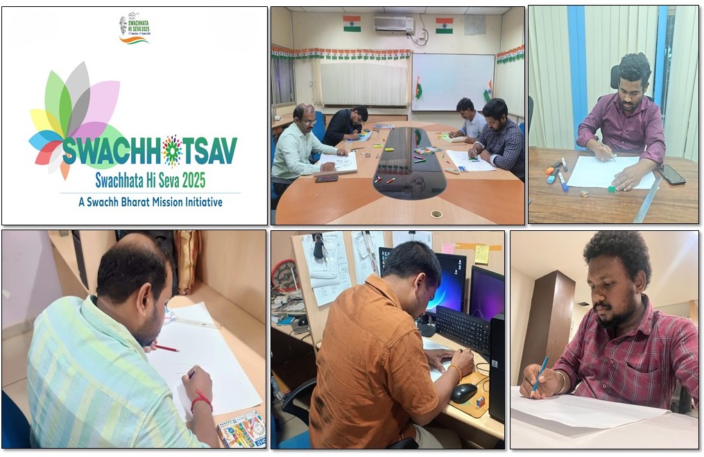 As a part of ‘#SwachhataHiSeva2025’ (#SHS2025)’ , the Officials of STPI Visakhapatnam has actively participated in a Poster/Slogan Competition on e-waste on 26.09.2025. <a href="/arvindtw/">Arvind Kumar</a> <a href="/guptaa_sanjay/">Sanjay Kumar Gupta</a> <a href="/KavithaC8/">Kavitha C</a> <a href="/stpiindia/">STPI</a> #STPIINDIA #SwachhBharat #Swachhotsav