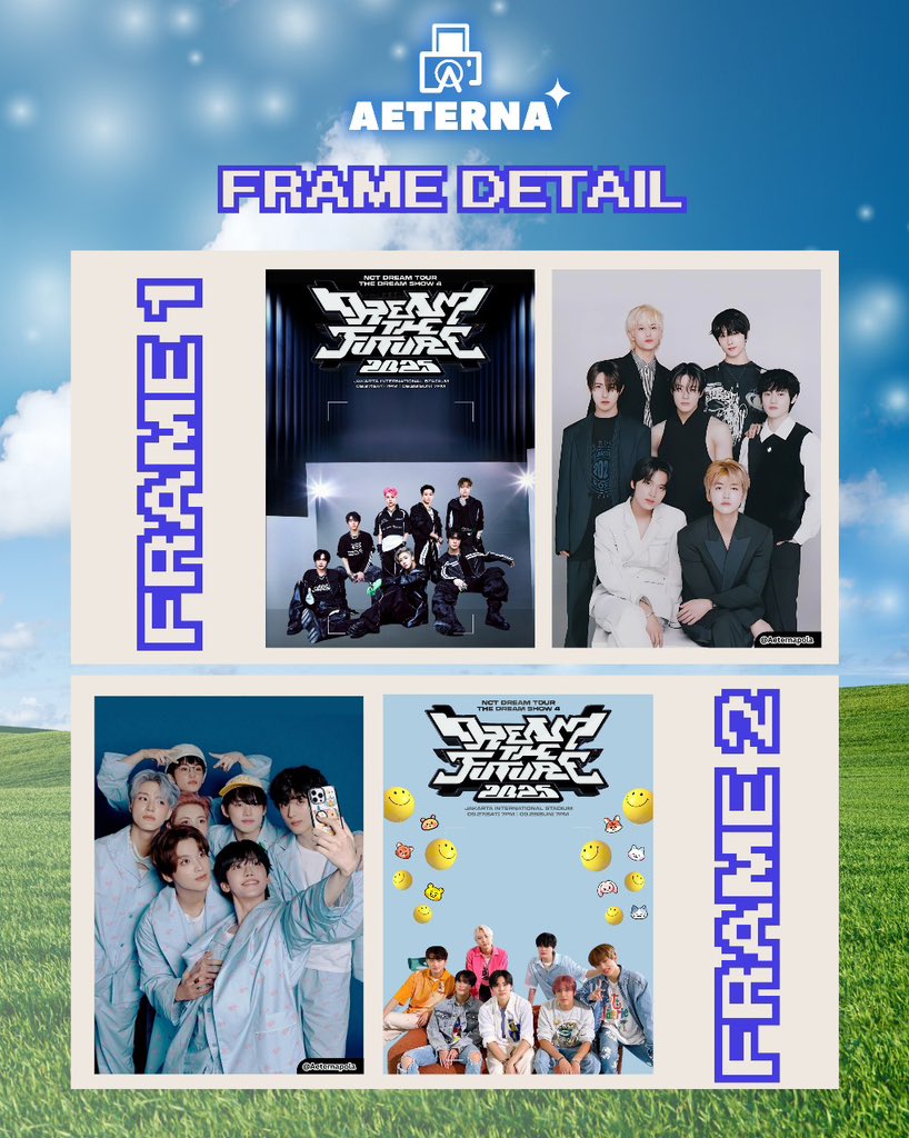 AETERNA hadir di konser NCT DREAM TOUR <THE DREAM SHOW 4 :DREAM THE FUTURE> di JAKARTA  🤩

📅 27 - 28 September 2025 | 12.00 - 22.00 WIB
📍 JIS
💸 Cuma Rp25.000/slot
🎁 Dapet 1 frame bolak balik + freebies gemas + Softfile sepuasnya 

📲 GRAB NOW!!!! QR atau DM kami #zonauang