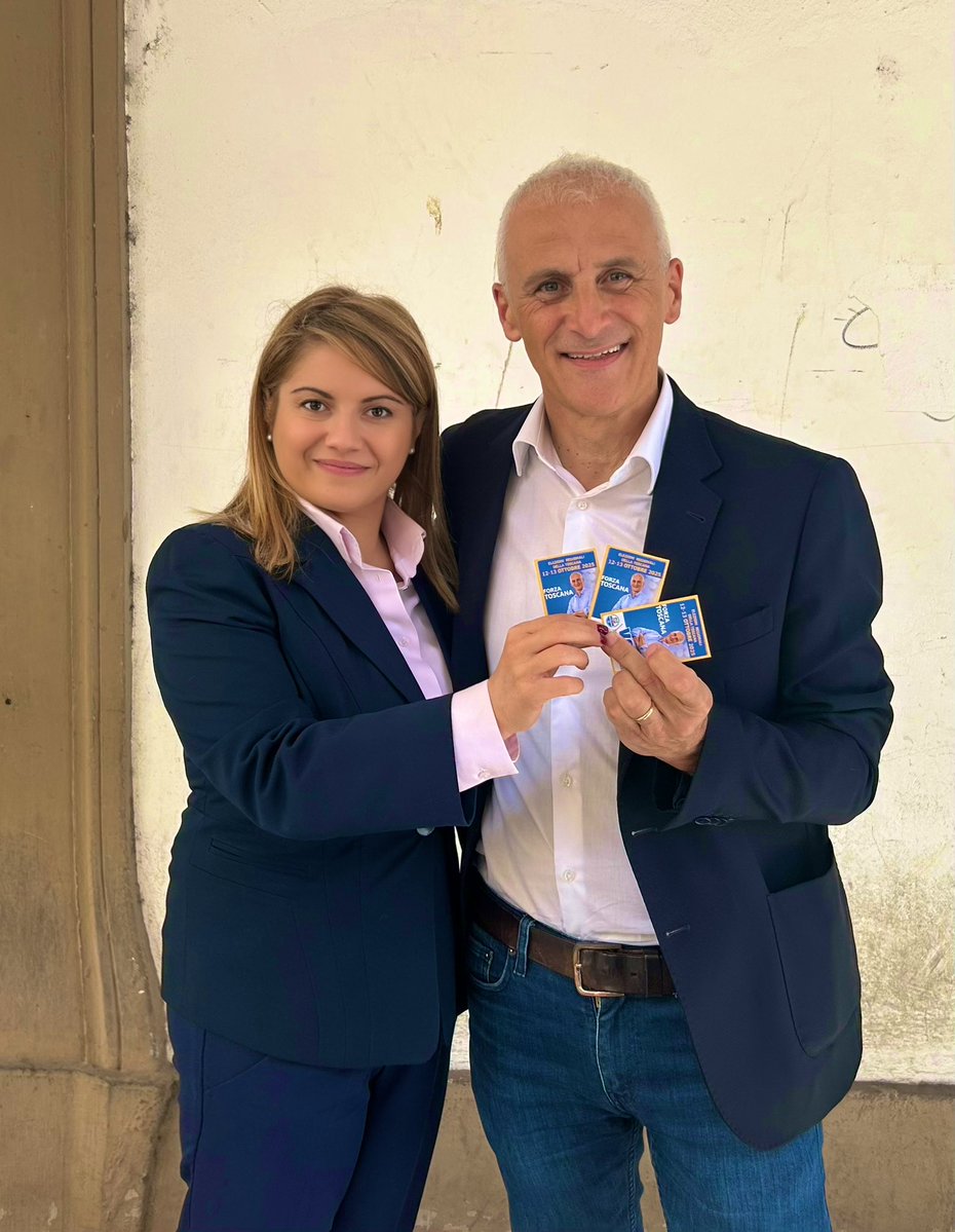 Maria Tripodi (@tripodimaria) on Twitter photo 📍Arezzo. Con Bernardo Mennini capolista di <a href="/forza_italia/">Forza Italia</a> alle elezioni regionali e coordinatore provinciale azzurro. Il 12-13 ottobre facciamo vincere la competenza, votiamo <a href="/forza_italia/">Forza Italia</a> la forza rassicurante del #Centrodestra!
#TomasiPresidente 📍Arezzo. Con Bernardo Mennini capolista di <a href="/forza_italia/">Forza Italia</a> alle elezioni regionali e coordinatore provinciale azzurro. Il 12-13 ottobre facciamo vincere la competenza, votiamo <a href="/forza_italia/">Forza Italia</a> la forza rassicurante del #Centrodestra!
#TomasiPresidente