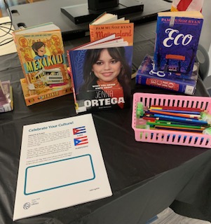 SMSLibraryMed's tweet photo. Hello Library Learners! Celebrate Hispanic Heritage Month (Sept. 15th-Oct. 15th) by stopping down the Media Center to check out a book or create your own flag to celebrate your culture. Happy Reading! https://t.co/QlGIBEfwEa