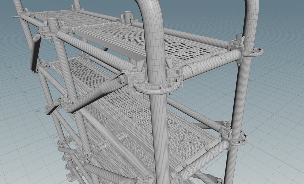 _pointindex's tweet image. Preparing a scaffolding generator I created a while ago for my Patreon. 3,621 nodes, and of course, every one is 100% necessary.