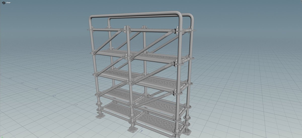 _pointindex's tweet image. Preparing a scaffolding generator I created a while ago for my Patreon. 3,621 nodes, and of course, every one is 100% necessary.