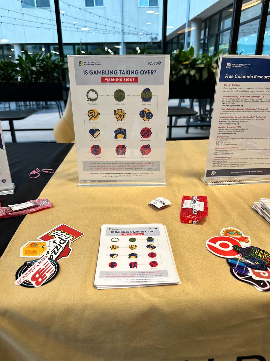 IC360 is incredibly proud of the work our education team, <a href="/DTrolaro93799/">Dan Trolaro</a>  and <a href="/RyanTatusko/">Ryan Tatusko</a> , are doing!

They recently partnered with the Problem Gambling Coalition of Colorado, the CO Division of Gaming, and the CLGCC to provide responsible gaming resources to over 450 people